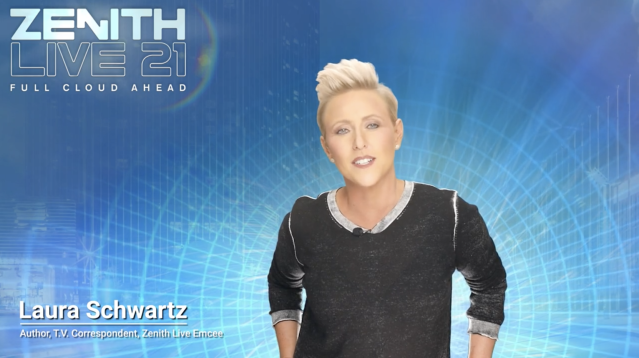 MargiePazdan's tweet photo. Join Laura Schwartz and other inspiring speakers at #ZenithLive! Tune in to see how leaders are navigating the future to go full cloud ahead. https://t.co/xrZ0JKX7kl https://t.co/SaOrx3czsF