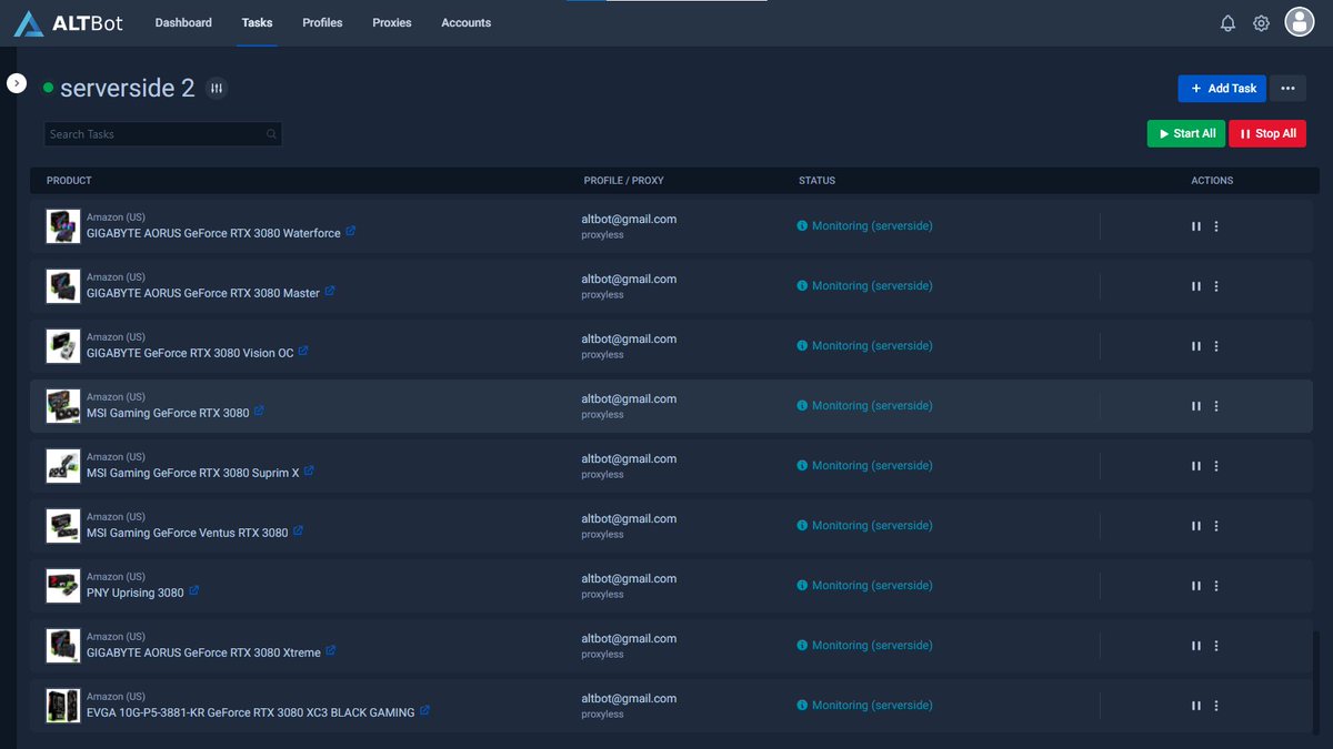 Finally we have our serverside monitor up and running. Needs more beta testers to run ALTBot for amazon.com. 
Like &amp; RT. Help us get to 300+ followers. Massive free beta keys dropping at once by the time we have 300+ followers.