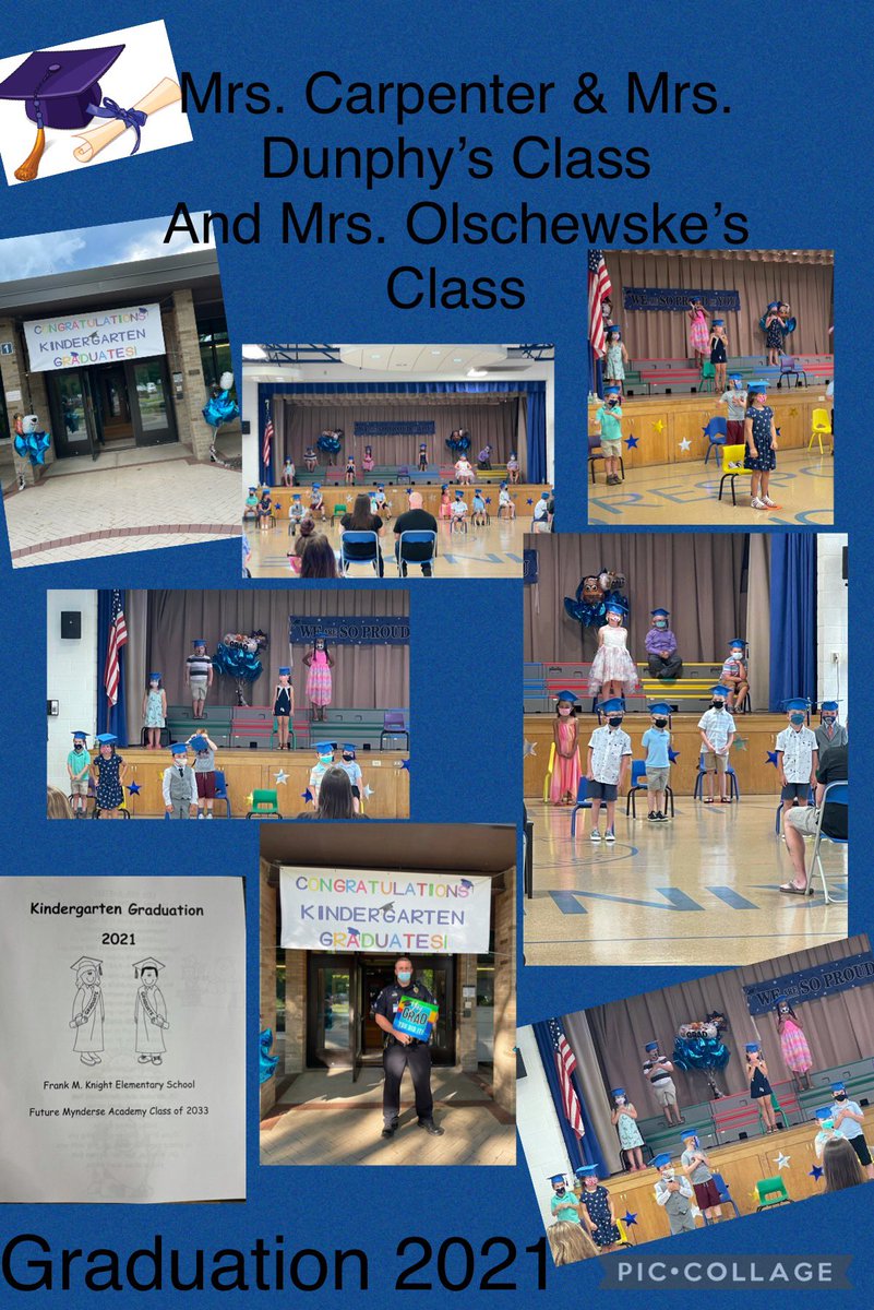 SenecaFallsCSD's tweet photo. Here’s to the Future Mynderse Academy Class of 2033!  Kindergarten graduation for Mrs. Carpenter &amp; Mrs. Dunphy’s Class and Mrs. Olschewske’s was a success!  Congratulations to all!  #SFCSDPROUD #FKPROUD https://t.co/kON0hfxVv5
