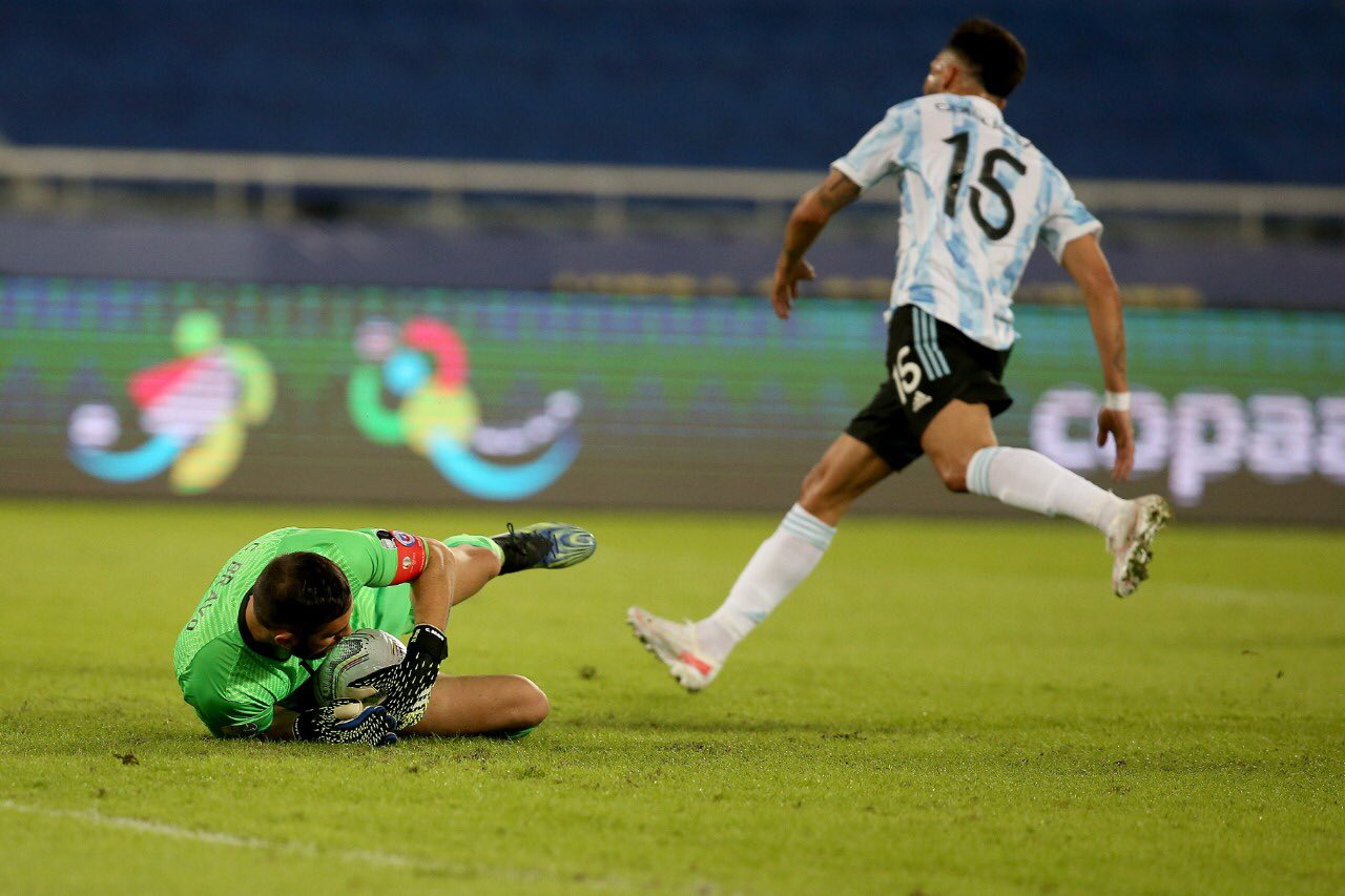 Otro empate para la Argentina: 1-1 con Chile en su debut en la Copa América