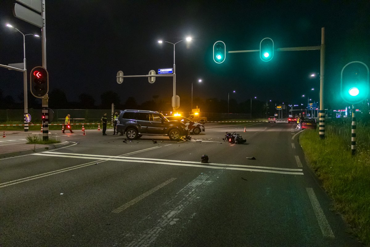 Motorrijder raakt zwaargewond na #ongeval op de van #heemstraweg bij #zaltbommel