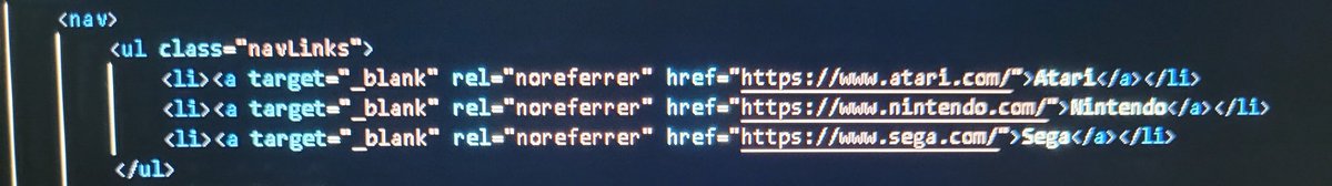codesomatic's tweet photo. The Problem...
When one of the links, which are within list item elements, increased in font-size when hovered over, the others would move out of place. https://t.co/mWYjDtSJj9