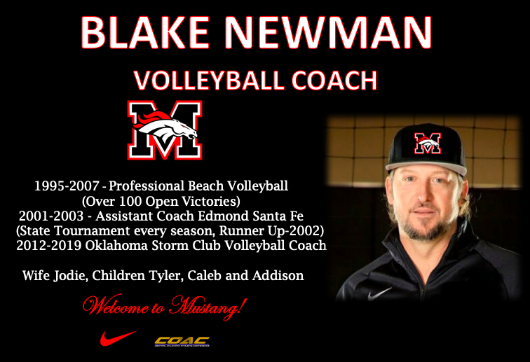 MHS Bronco Sports (@mhsbroncosports) on Twitter photo 🐴🏐Congratulations to Blake Newman, our new Mustang Bronco Head Volleyball Coach! Welcome to the Mustang Bronco Family Coach Newman!
#GoBroncos #Horsepower
<a href="/MustangSchools/">Mustang Public Schools</a> <a href="/MHS_Broncos/">MHSBroncos</a> <a href="/Cam_Jourdan/">Cameron Jourdan</a> 🐴🏐Congratulations to Blake Newman, our new Mustang Bronco Head Volleyball Coach! Welcome to the Mustang Bronco Family Coach Newman!
#GoBroncos #Horsepower
<a href="/MustangSchools/">Mustang Public Schools</a> <a href="/MHS_Broncos/">MHSBroncos</a> <a href="/Cam_Jourdan/">Cameron Jourdan</a>
