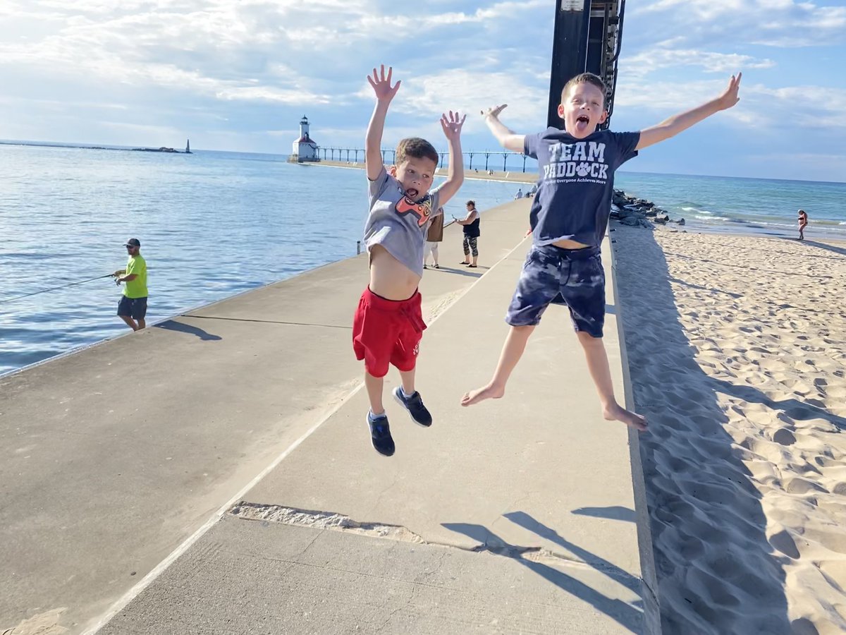 Time with a couple of my favorite humans - this is what summer is all about! #wiwildcatsummer