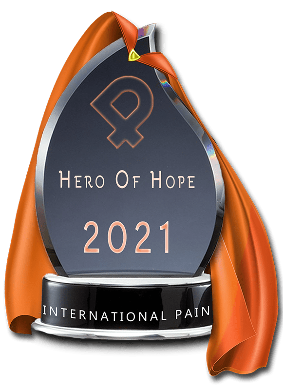 iPainOfficial's tweet photo. 2021 #iPain #HeroOfHope Awards recognizes exceptional people who demonstrate an outstanding commitment 2 assisting &amp; advocating 4 people living w #chronicpain. Honoring 4 award categories - See r 2021 Finalists : https://t.co/Hv2N9acw3A - Voting begins at midnight June 15! https://t.co/4O2DAPw4xR