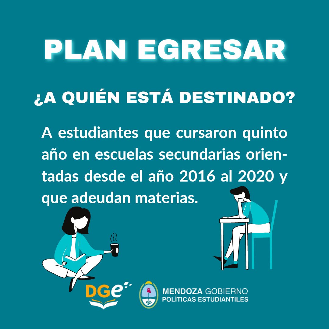 politicasestmdz's tweet photo. Si ya terminaste de cursar la Secundaria pero te faltan materias para recibirte, podés inscribirte al #PlanEgresar
Para más información 👇🏼
https://t.co/AgemxtL6YC https://t.co/XSWXWwrTsi