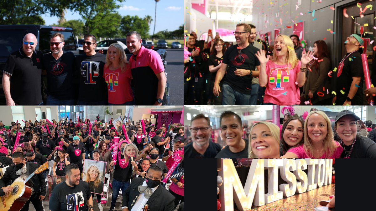 CallieField's tweet photo. One of my favorite things to do is visit our @TMobile teams in person and this week started perfectly with a day at the @missiontxperts CEC connecting with our amazing, energetic and customer-loving teams. https://t.co/3RIarvB3dx