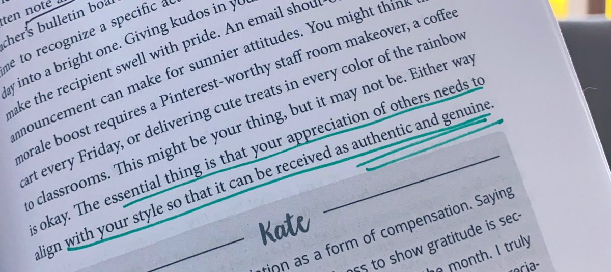 STOP, reflect, and show your appreciation. Be authentic. 
Be genuine. 
#PrincipalEDLeaders 
@Kate_S_Barker @kourtneyferrua @DrRachaelGeorge