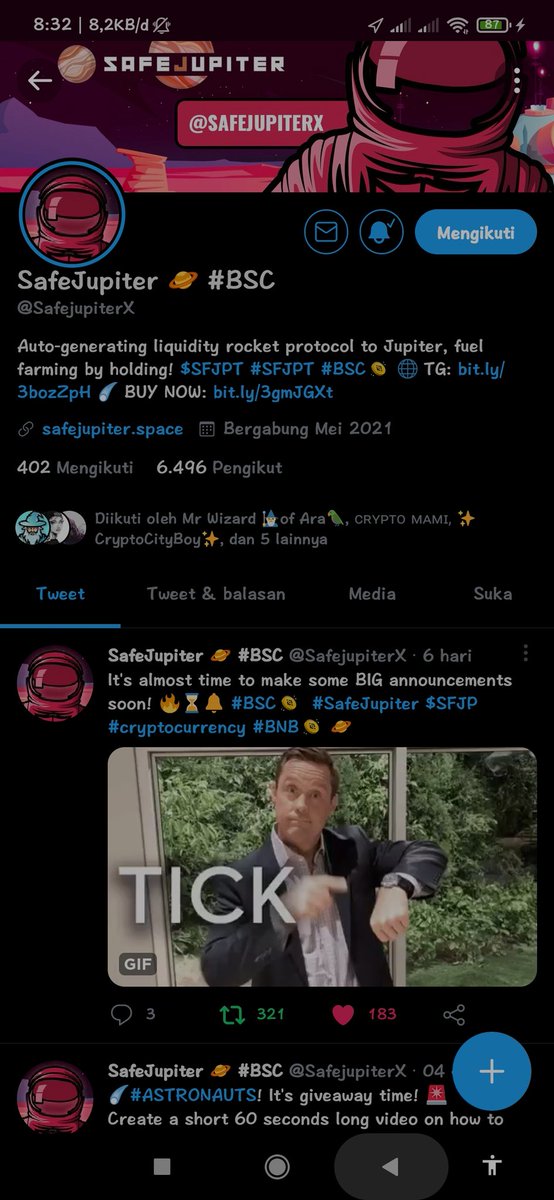 DHReigo's tweet photo. @BitcoinBro303 @SafejupiterX Done💙💙 https://t.co/Q6QMd3TXmk