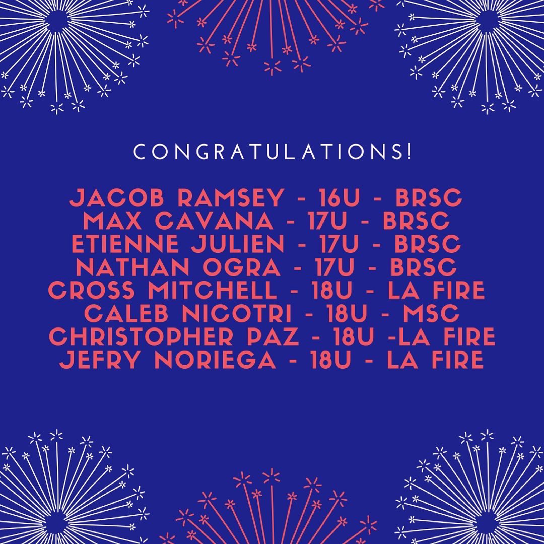 Congratulations to our <a href="/NationalLeague/">National League</a> Mid-South Best XI 16U, 17U &amp; 18U boys!  #playLouisianasoccer #teamLouisiana #bestXI