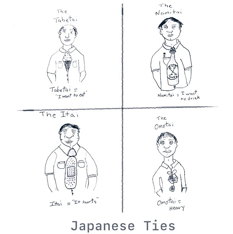 penandstink's tweet photo. Japanese Ties Japanese Ties
#learningjapanese #Japanese #ties #日本語勉強 #style #shitdrawing #baddrawing https://t.co/mDGI8eHFe9