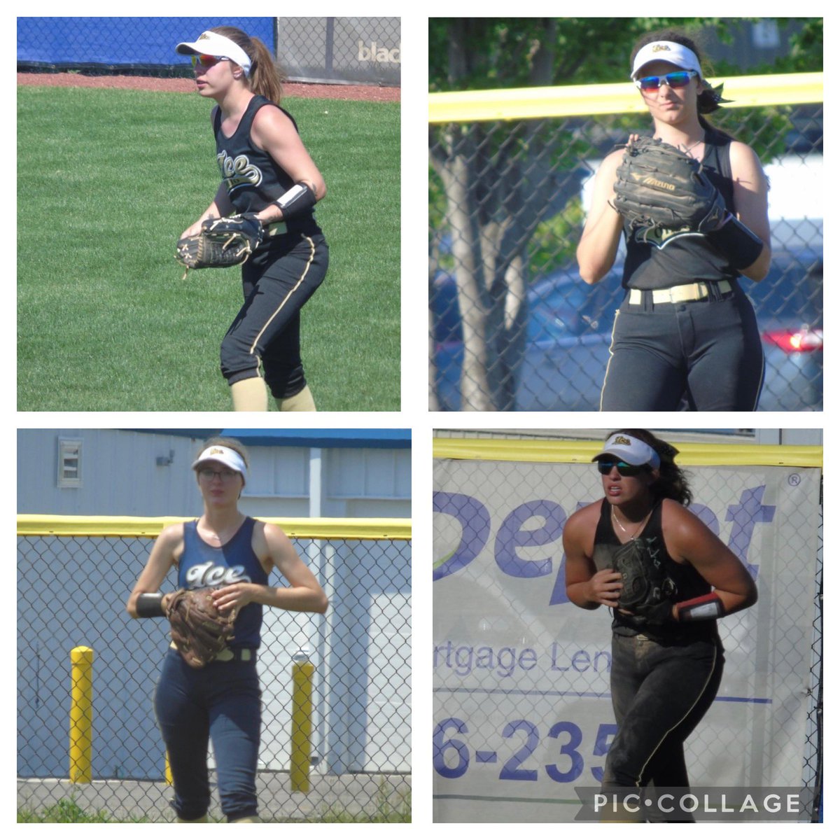 ohio_gold's tweet photo. And our speedy outfielders that robbed a few 💣 this weekend 💪🧊💛 @lpoole_5 @KyleePhillips25 @megjopet  &amp; Lemon! https://t.co/CstSU4XY0z