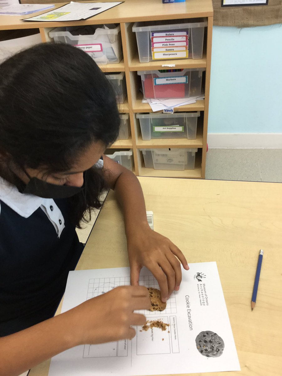 Combining science and social studies, Year 6 became archaeologists/palaeontologists today and excavated chocolate chips cookies 🍪 for buried ‘artefacts’ 😋. Laura used a pomegranate and found so much ‘treasure’ just like Sutton Hoo.