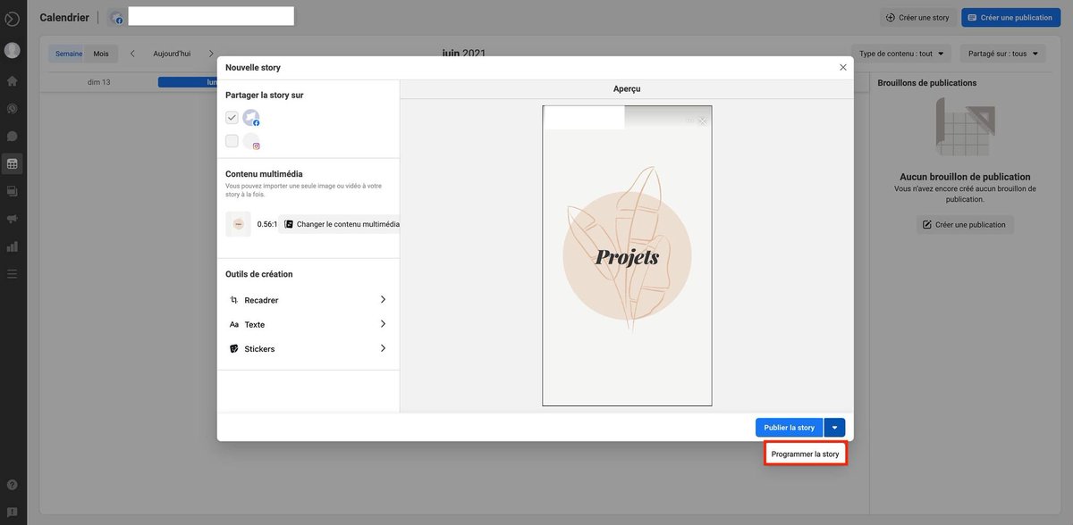 💡 Pour savoir comment programmer une story #Instagram et/ou #Facebook, c'est par ici 👉 facebook.com/isabelle.mathi… 
#SocialMedia
