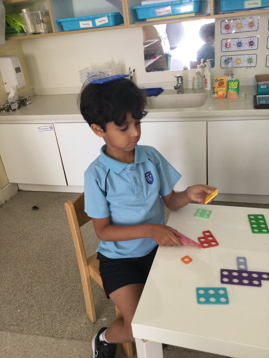 WPS_FS2's tweet photo. Everybody is being a Have A Go Gorilla in #WPSFS2C #WPSFMaths counting on with Numicon. Putting the bigger number in (on) your head then counting on. https://t.co/zFox7h0bim