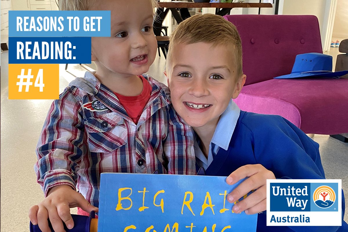 Emily's Reason to Get Reading #4: Opportunity to learn about the world

“Books provide information about the world around us. Children can connect with their growing understanding of the world with the worlds they explore in books.”- Emily

unitedwayaus.com.au/event/view/uni…