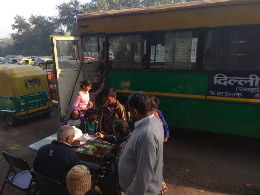Indianit07's tweet photo. At present DPL is operating 4 Mobile Vans in 70 areas in Delhi. 4,275 registered members are availing library services from the Van. The membership is all of INR 20! With that it maintains it’s old world charm…. and credibility. 2/2 https://t.co/c9f1s61i3k