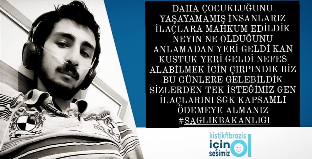 DAHA ÇOCUKLUĞUNU YAŞAYAMAMIŞ İNSANLARIZ İLAÇLARA MAHKUM EDİLDİK NEYIN NE OLDUĞUNU ANLAMADAN YERİ GELDİ KAN KUSTUK YERİ GELDİ NEFES ALABİLMEK İCİN ÇIRPINDIK BİZ BU GÜNLERE GELEBİLDİK SİZLERDEN TEK İSTEĞİMİZ GEN İLAÇLARINI SGK KAPSAMLI ÖDEMEYE ALMANIZ
#SAGLIKBAKANLIGI #KFbekleyemez