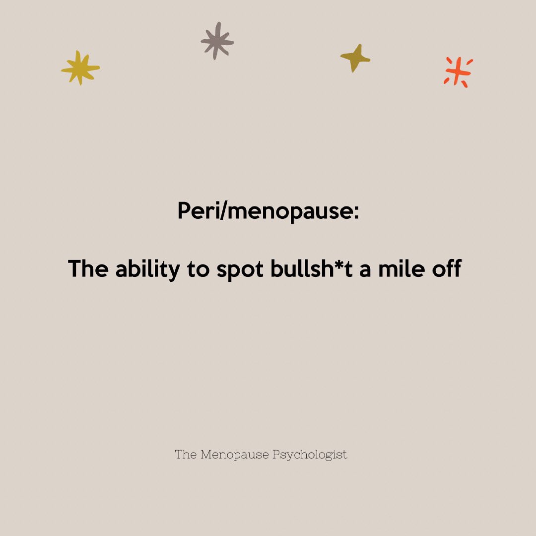 Surely needs to be included in the symptom checker???!!! 😂 Anyone else? The trick is being able to decide when to let it be and when to call it out....🤔 #Menopause #Superpower
