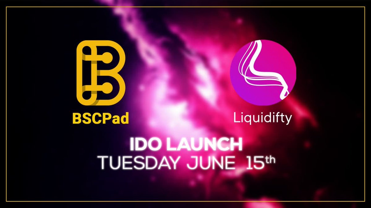 BSCPad's tweet photo. #LIQUIDIFTY $LQT Presale:

FCFS Round begins at 1:00 PM UTC 

Approving additional $BUSD spending will be enabled at 12:45 PM UTC

An extra allocation can be bought (open to all tiers)

Link to presale: https://t.co/RO3DAMiZ5Y https://t.co/0goQlpfYqG