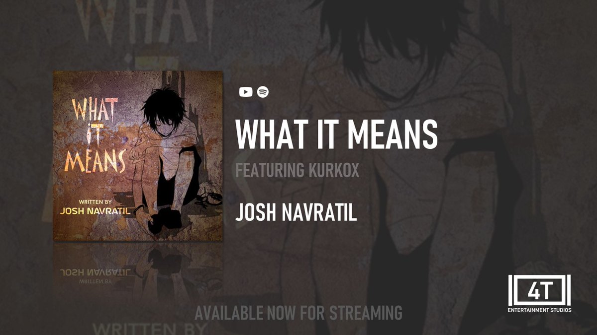 4TEStudios's tweet photo. Check out the latest #4TFam release, "What It Means" by @Lord_Jontchagon featuring @Kurkox_cs >> available now on Spotify and YouTube Music. Apple Music and iTunes coming soon. 

Stream Now: https://t.co/INLrTFSAUV https://t.co/JarMQvvzoa