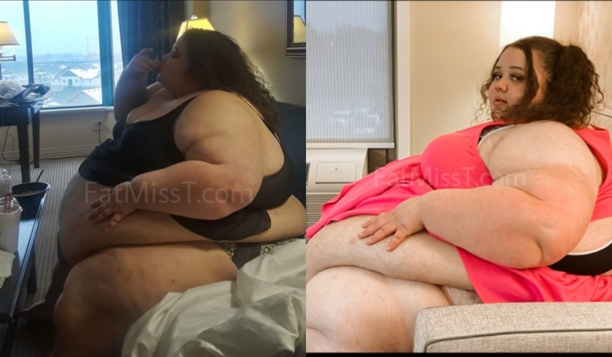 2 years and 120lb difference. #ssbbw #ussbbw #ssbbwmodel http://FatMissT.co...