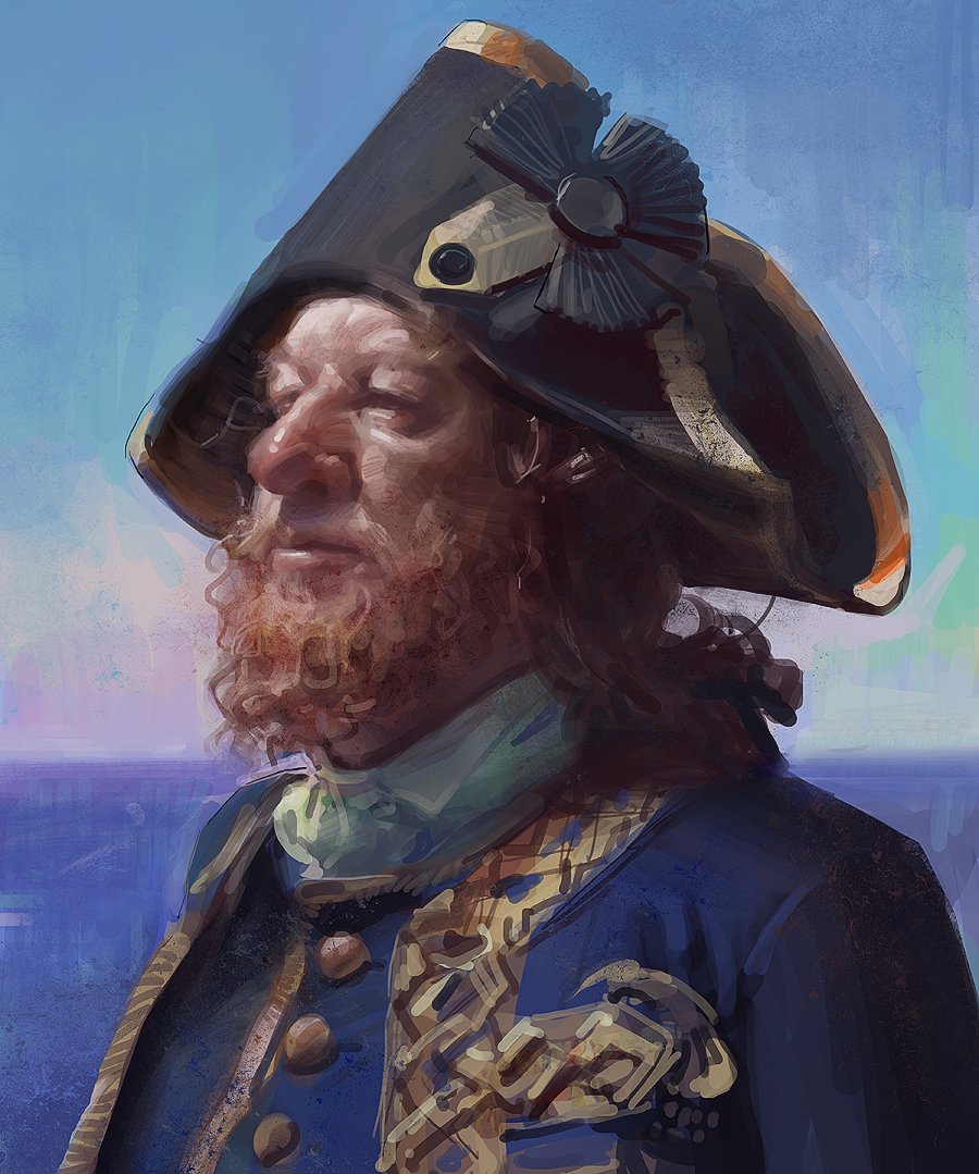 Sketch                      #digitalpainting              Final