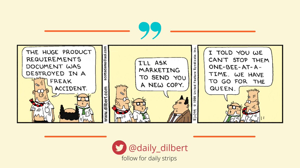 daily_dilbert's tweet photo. Try everything to make my life easy

#marketing #Engineering  #MarketingTwitter #marketinggenius #MarketingDoneRight #marketingjobs #marketingtips #marketing101 #business #startup #entrepreneur  #Launch #techno  #dilbert https://t.co/sc2XrYebBR