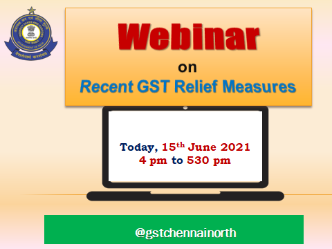 gstchennainorth's tweet photo. Via Weblink: https://t.co/OEOU1F9ldj
Join by meeting Number : 184 930 9325
Password: 43GCM15062021
Join by phone +91-44-6480-0260Β India Toll (Chennai)
#EkKarDeshBehtar #3yearsofGST @icsi_cs @theicai @ficci_india @ICAICMA @cgstchennaizone @hindcham @pibchennai @FollowCII @FieoHq https://t.co/05XgsKX5fr