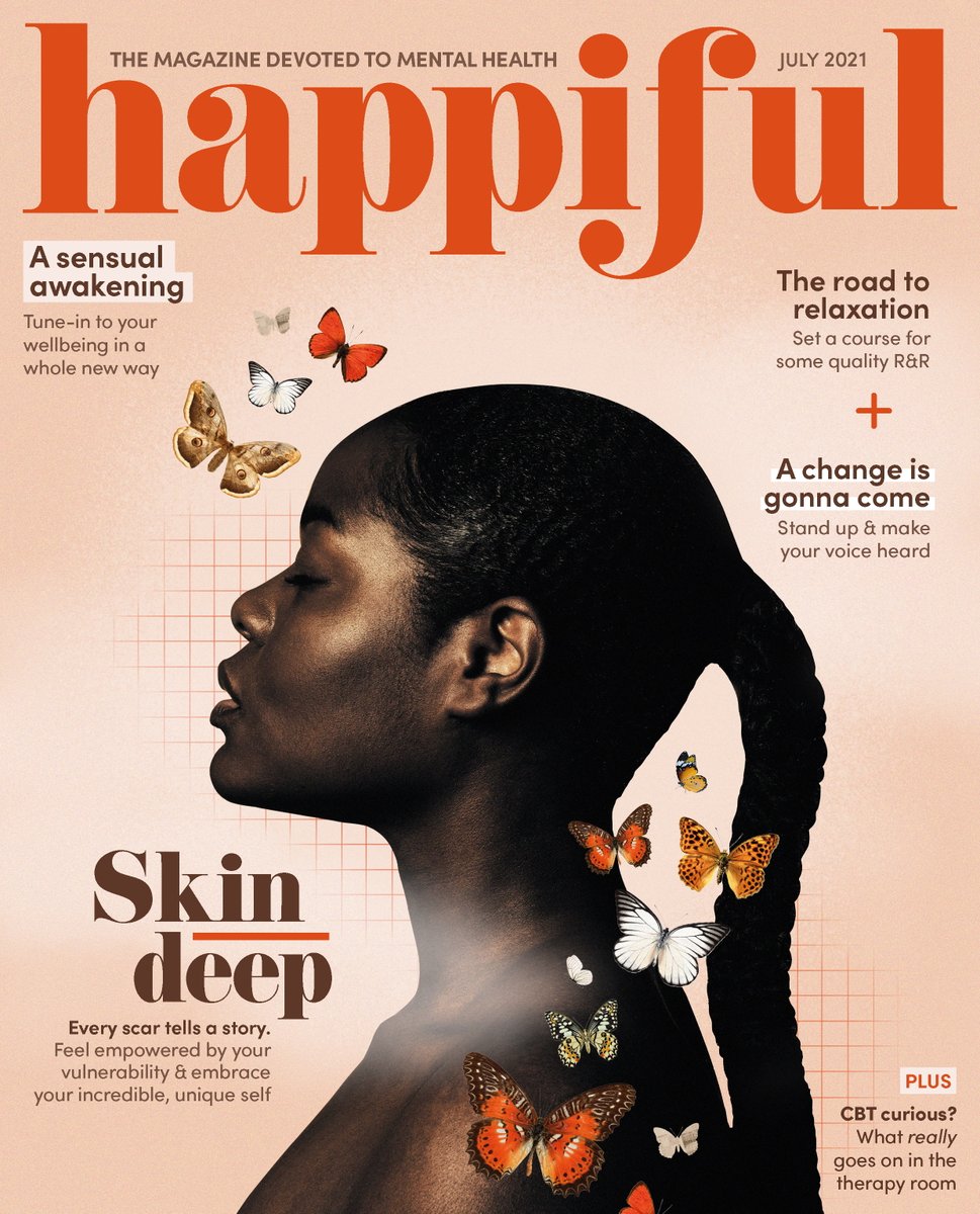 Celebrate the skin you're in with our July issue. It includes:

🧡 How to celebrate stories on our skin
❤️ Embracing imperfection
🧡 What are vulnerability hangovers, and why do we feel drained after opening up?

To pre-order your copy visit our shop at shop.happiful.com❤️