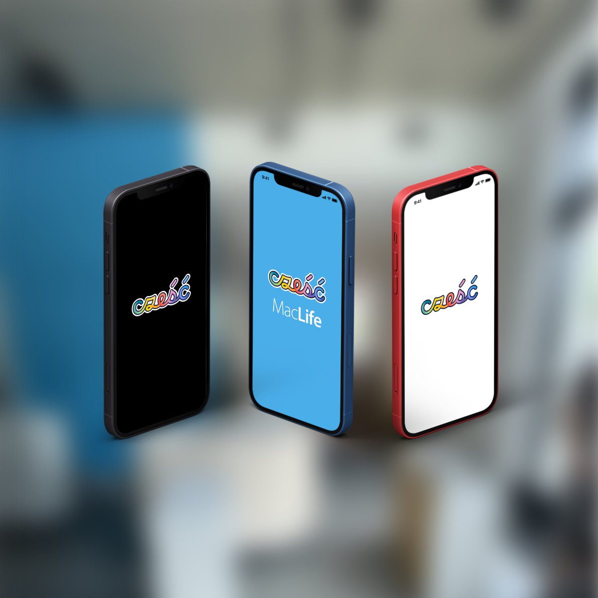 MacLifePL's tweet image. Cześć! 🟢🟡🟠🔴🟣🔵

Przygotowaliśmy na wasze iPhone oraz Maki fajne tapety ✅📱

”cześć” powstało na potrzeby naszego nowego projektu #kawiarniatechnologiczna ale uznaliśmy, że pomysł jest na tyle fajny żeby się nim podzielić z wami. I oto tak powstały te tapety!