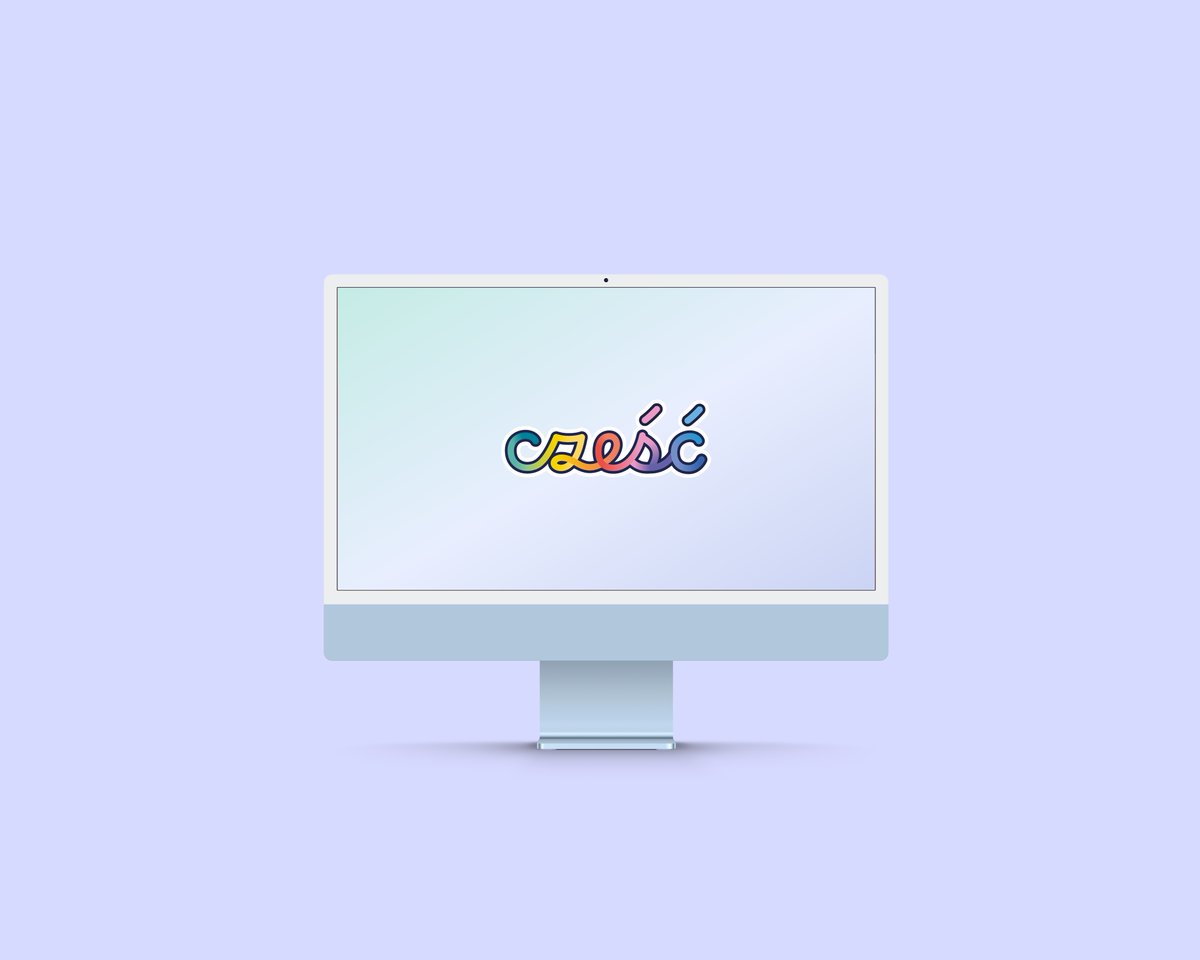 MacLifePL's tweet image. Cześć! 🟢🟡🟠🔴🟣🔵

Przygotowaliśmy na wasze iPhone oraz Maki fajne tapety ✅📱

”cześć” powstało na potrzeby naszego nowego projektu #kawiarniatechnologiczna ale uznaliśmy, że pomysł jest na tyle fajny żeby się nim podzielić z wami. I oto tak powstały te tapety!