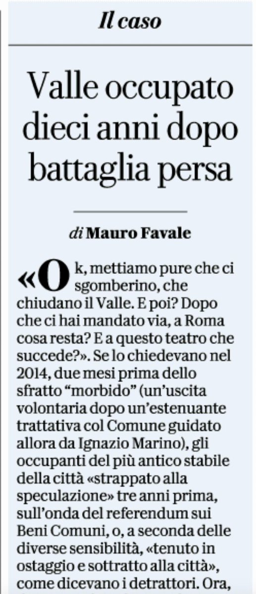 Dieci anni fa il <a href="/valleoccupato/">TeatroValle Occupato</a>, dieci anni dopo il nulla
Oggi su <a href="/rep_roma/">Repubblica Roma</a>