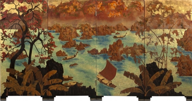 A lacquer painting by Phạm Hậu sold for 833,000 euros (US$1 million) at an auction held by French auction house Aguttes.  The house did not reveal the identity of the buyer.  The painting Phong Cảnh Với Thuyền Buồm (Junk Landscape) was the second-most expensive from Hậu, after the 2019 sale of Cửu Ngư Quần Hội (Nine Carps in The Water) at $1.1 million by Sotheby's Hong Kong.