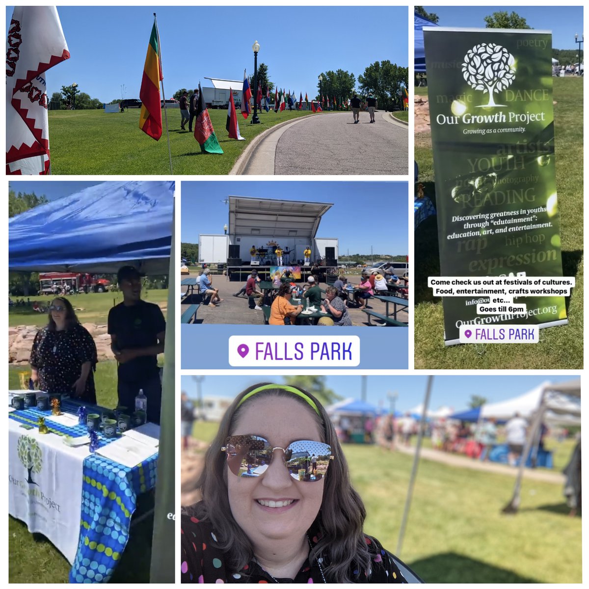 OurGrowthProj's tweet photo. Sul and Amanda had a blast at the OGP booth at the Festival of Cultures on Saturday! Thanks for having us @MCCSiouxFalls!
🌱
🌳
#OurGrowthProject #OGP #KeepGrowing #GrowingAsACommunity  #Education #Art #Entertainment #Edutainment #Growth #SiouxFalls #HiFromSD #MondayMotivation https://t.co/VUBid8RRfT