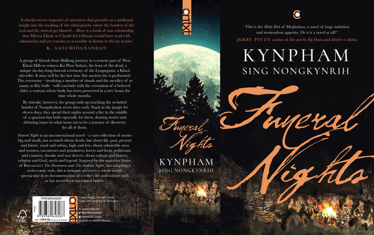 karthikavk's tweet image. It&apos;s kept us immersed through several rounds of reading &amp;amp; edits, a gradual movement from incomprehension &amp;amp; inadequacy to a sense of delight &amp;amp; achievement. See that spine?1000+ pages &amp;amp; magnificent in its telling of the life of the #Khasis of #Meghalaya. @ContextIndia @ajithags