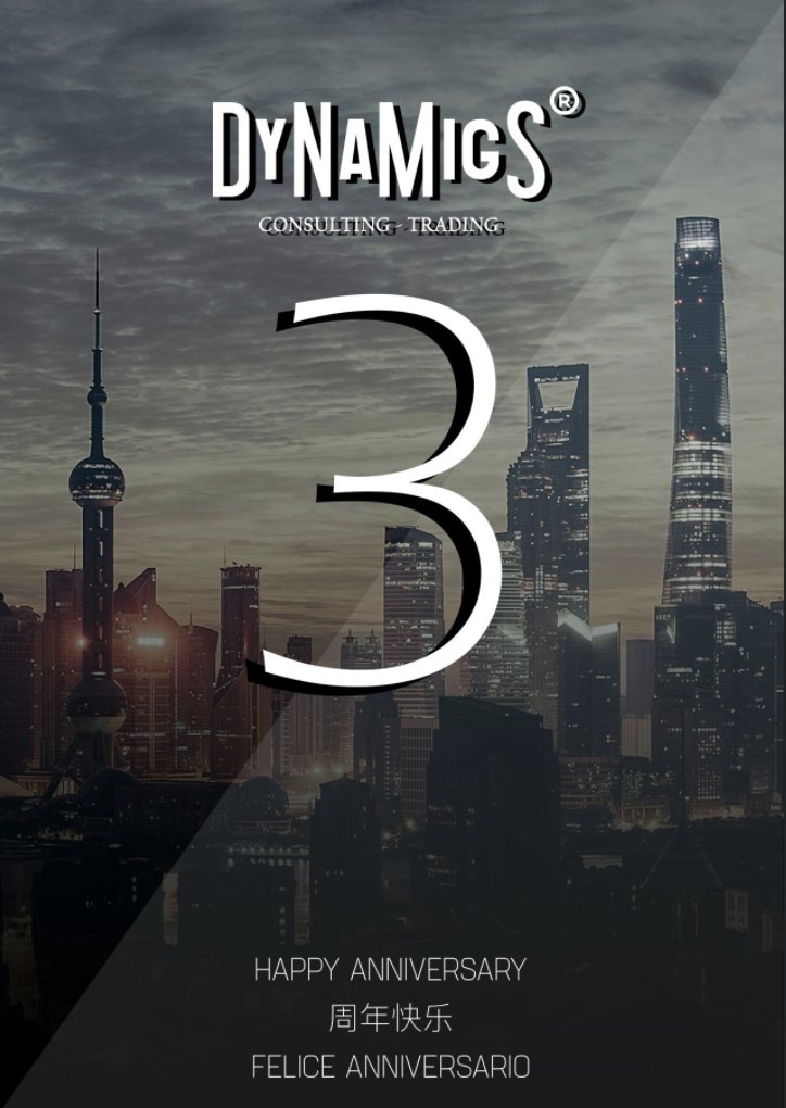 DynamigsC's tweet photo. Today marks DYNAMIGS' three years anniversary!! 🎊
We have made great strides during the past three years and we continue to grow rapidly as a young company that is ambitious and aims to build the bridge between International brands and the Chinese market.
#dynamigs #liveahead https://t.co/5aAG3idD1L