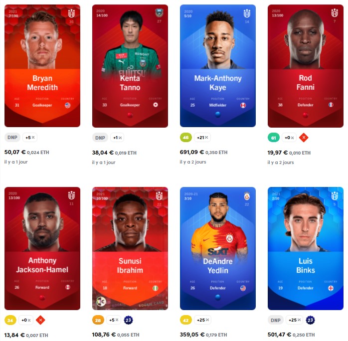 EricTrottier8's tweet image. Having bad SO5 results lately but satisfied with the 
purchases I made last weekend: 3 SR including Binks (who may stop being minted until Bologna joins Sorare) and Yedlin + Kaye as US &amp;amp; CAN nationals; add to da mix 2 backup GK, 2 for the Montreal collection &amp;amp; my 1st Rookie Card!