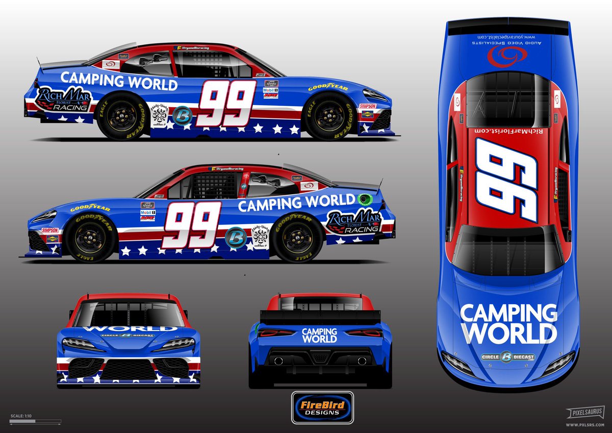 fb_designs27's tweet photo. @ryanellisracing still needs a sponsor for the July 4th weekend at @roadamerica... @marcuslemonis what do you think?
@CampingWorld #nascar #campingworldflytheflag #campingworldlovesusa #campingworldnascar #racing #racecar #design #Graphicsdesign #HeyLefty #theprofit #lemonis https://t.co/3dsq50P9NR