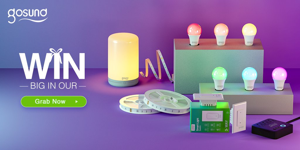 Are you ready!? 🎉🎉 We offer 100 smart home devices for free!
Celebrating Amazon Prime Day by participating in the Gosund giveaway.

Learn more by link: bit.ly/3gmPvFh
100 Winners will be posted on Tuesday, June 29th on our Facebook

#gosund #giveaway #smarthome