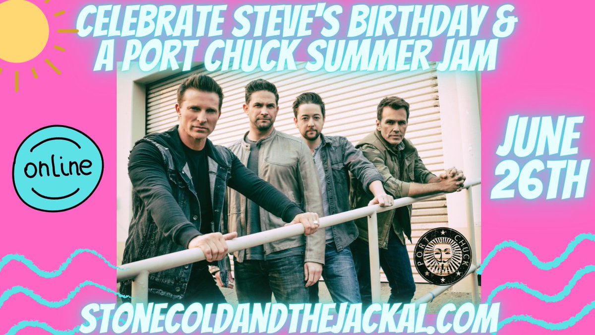Yes you know it's true! A Port Chuck Summer Jam is near! Let's party and celebrate Steve's birthday! We can't wait! Join us on Patreon and cancel anytime! patreon.com/stonecoldandth…
