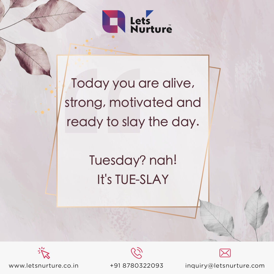 LN_India's tweet photo. Slay The Day..!!

#tuesdaymotivation #tuesday #tuesdayvibes #tuesdaythoughts #tuesdaymood #motivation #love #instagood #tuesdaymorning #fitness #motivationalquotes #instadaily #instagram #photooftheday #inspiration #follow #positivevibes #transformationtuesday #picoftheday #happy https://t.co/2lynfL60B7