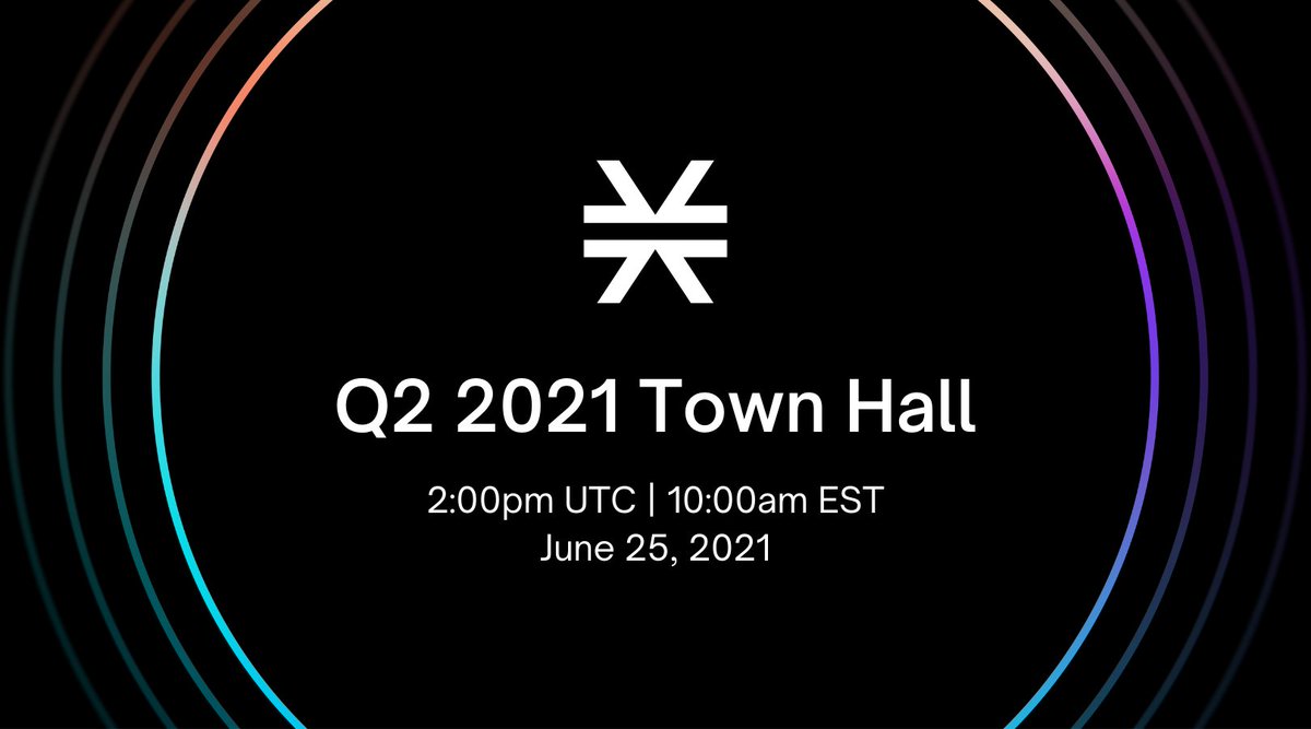 Stacks's tweet photo. Tune in to the next Stacks Town Hall for a recap of Q2 and exciting updates for the upcoming quarter! 

Register: https://t.co/VTB5NhPuAz https://t.co/ZcRlBH0ERr