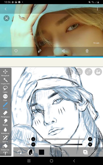 I h8 do the line art but i love drawing with this style hsgshshsns ㅠㅠ 