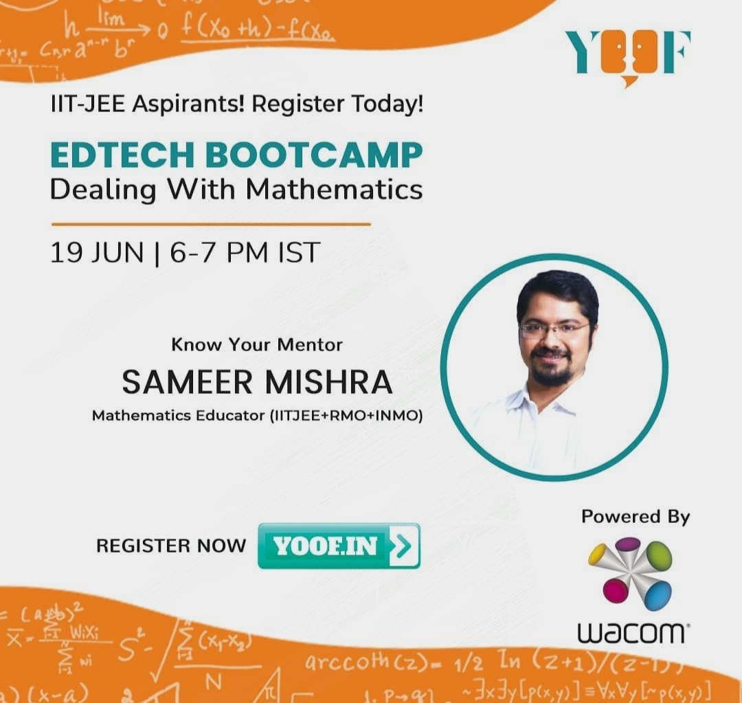 yoofmag_'s tweet photo. You would not want to miss on this amazing free webinar!
Date : 19th June, 6 PM IST
https://t.co/f6DQJbABLg
@wacomindia
#technology #Maths #science #onlinelearning #Online #virtualearning #Bootcamp #edtech #software #techrepublic #techinbiz https://t.co/130VzACv0h