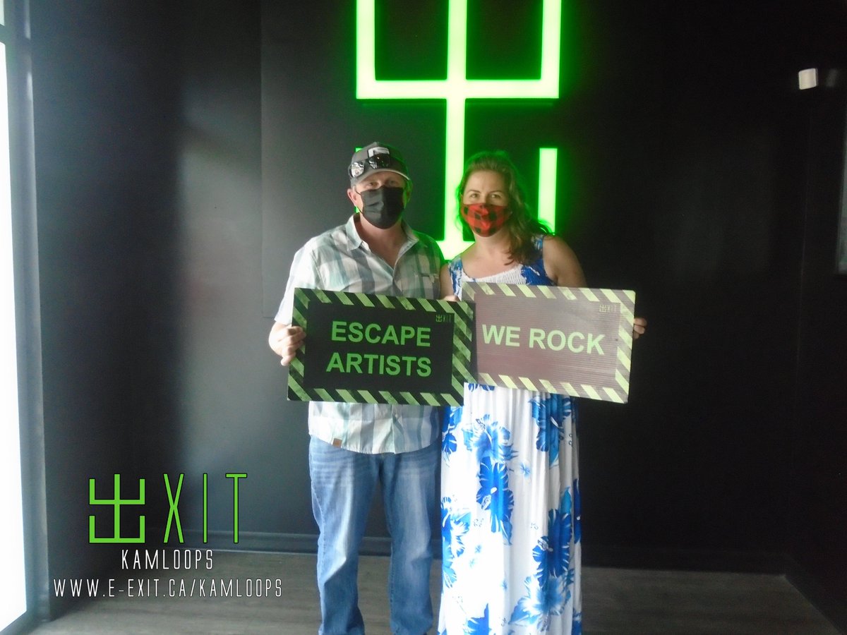 exitkamloops's tweet image. Here’s some of our awesome escapee’s from June 6th-13th, 2021. Many failed and many succeeded! Test your wits today! #ExitKamloops #kamloopsescapegames
facebook.com/media/set?vani…