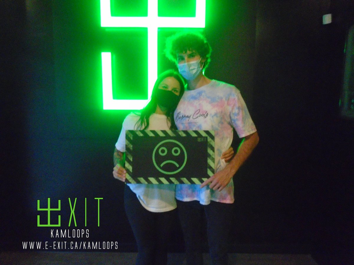 exitkamloops's tweet image. Here’s some of our awesome escapee’s from June 6th-13th, 2021. Many failed and many succeeded! Test your wits today! #ExitKamloops #kamloopsescapegames
facebook.com/media/set?vani…