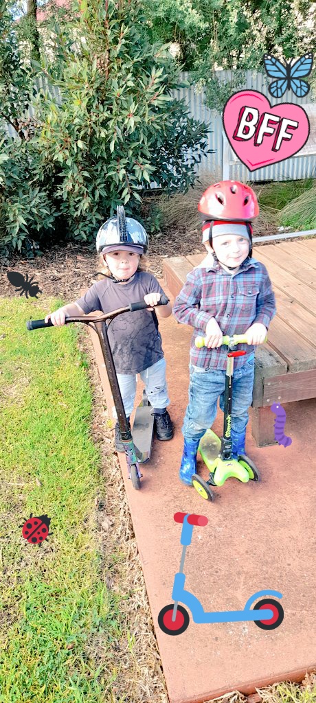 2 lil 3yr old gentlemen on a scooter play date on a Sunny Friday during winter 2021 <a href="/Apex/">apex</a> Park! MALAKI you steal nan's heart in a mere glance.. &amp; Oakley your such a rad lil mate.. scoot on lads! (Flanny,green 3wheel scoot is my grandson Malaki!)