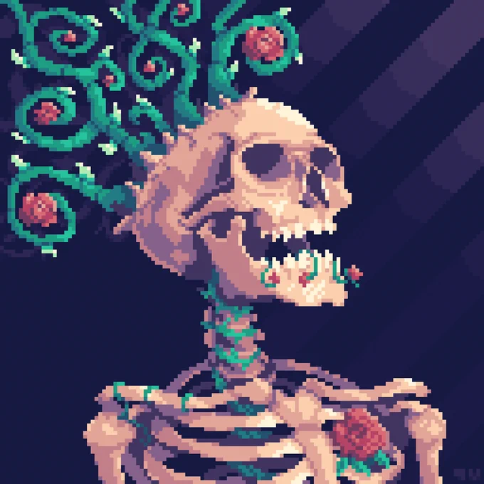 skeleton gang was born from me fixating on a single subject because I wanted to make art considered "good enough" to post online. Skellies single handedly helped me learn to enjoy art, thank you #artpostor 