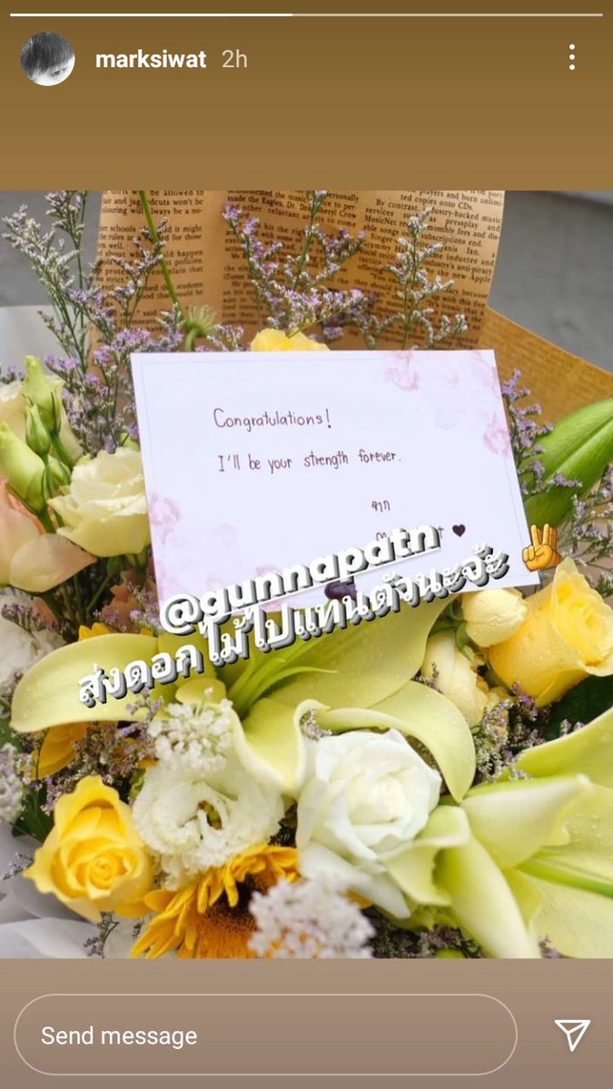 Markgun_Myanmar's tweet photo. Congratulations GunGun 💛🎉
Luv🙆‍♂️
#AmmoforGN 
#GoldenBloodLoveEnormously
#GoldenBloodรักมันมหาศาล
#magusMG https://t.co/j5efGWkYM4